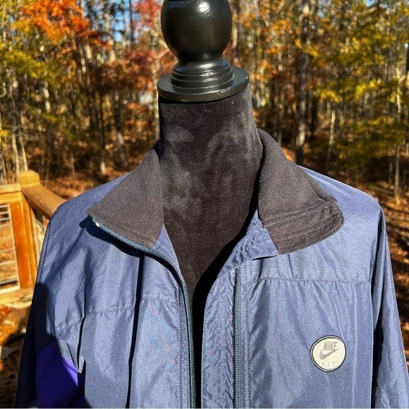 Rare Vintage 90’s Nike F.I.T. Full Zip Windbreaker Jacket 3M Dots Size Medium - Picture 7 of 16